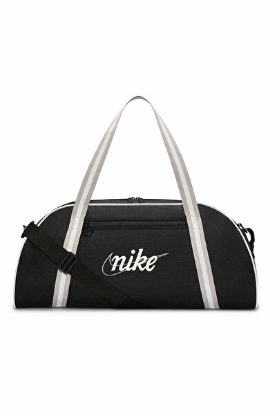 Nike Unisex Siyah Spor Çantası Omuz Askılı Günlük Antrenman Seyahat Çantası 51x33x23 cm
