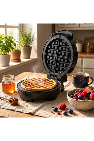 Yenimiyeni Sinbo Belçika Waffle Makinesi Tek Seferde 4 Waffle Paslanmaz Çelik...