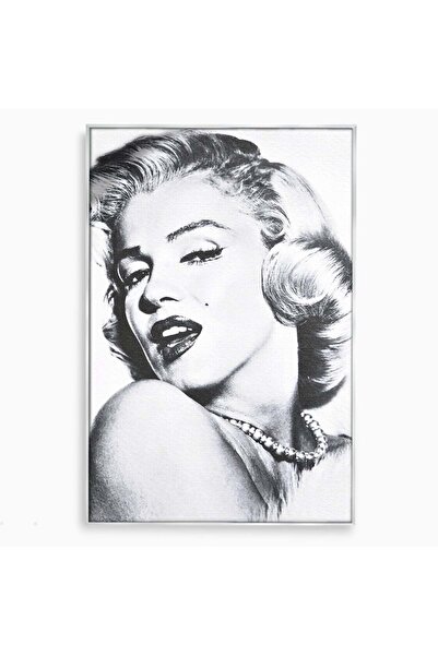 Luxcanva Tablou Canvas The Amazing Marilyn Monroe 60x40 cm cu Rama Argintiu L...