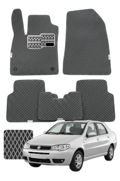 Evanotion Fiat Albea 2002-2012 Araca Özel Premium Eva Oto Paspas Topuk Koruma...