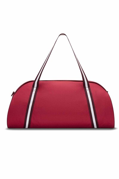 Nike Unisex Bordo Spor Çantası Omuz Askılı Günlük Antrenman Seyahat Çantası 51x33x23 cm
