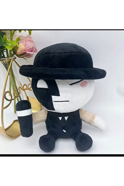 charmerprincesses Dlishka Die of Death Artful Peluş Oyuncak Siyah Beyaz Şapka...