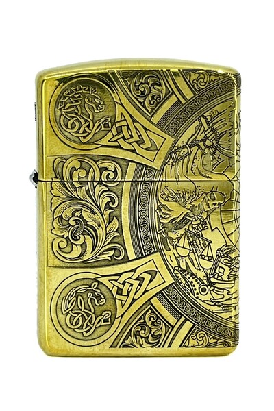 Zippo Armor® Four Horsemen of the Apocalypse 360° Multi Cut Deep Carve Dizayn...