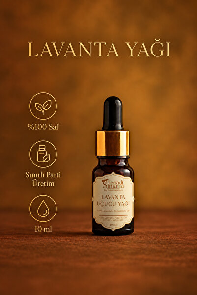 %100 Saf Lavanta Aromaterapi Uçucu Yağı - Buhar Distilasyonu - 10 ml