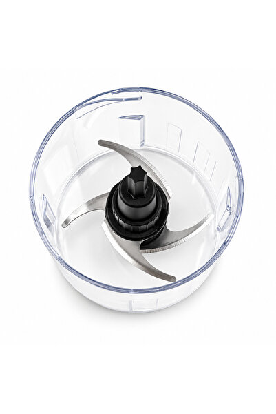 HAEGER Tocător electric CHOP MASTER, Putere 500 W, Vas 500 ml, 4 lame din oțel inoxidabil, 2 viteze, Pornire prin apăsare, Alb