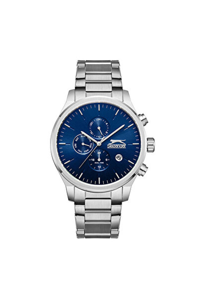 Slazenger Sl.09.2400.2.02 All Functions Active 10 Atm Water Resistant Steel B...