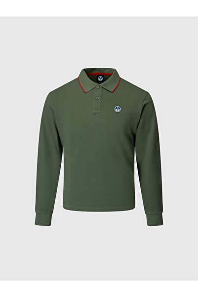 North Sails Regular Fit %100 Pamuk Erkek Uzun Kollu Polo Yaka Tişört