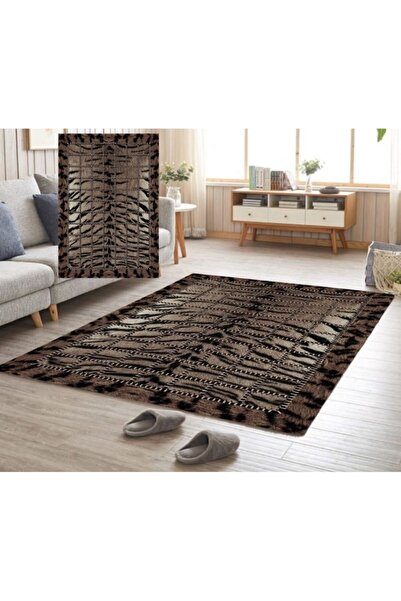 odjas Covorv antiderapant pentru living/Dormitor, ZUBI HOME, Maro, Marimea 12...