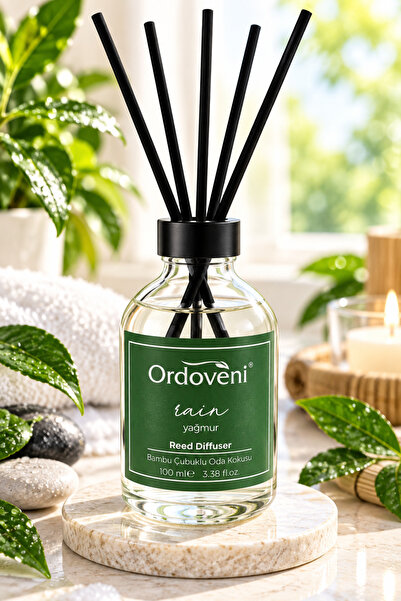 OrdoVeni Yağmur Ormanları Kokulu Bambu Çubuklu Oda Kokusu 100 ML | Ferah ve D...