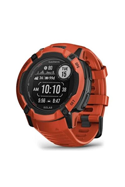 Garmin Instinct 2X Solar Έξυπνο Ρολόι 50mm, GPS, 10ATM, Κόκκινο Φλόγας EU