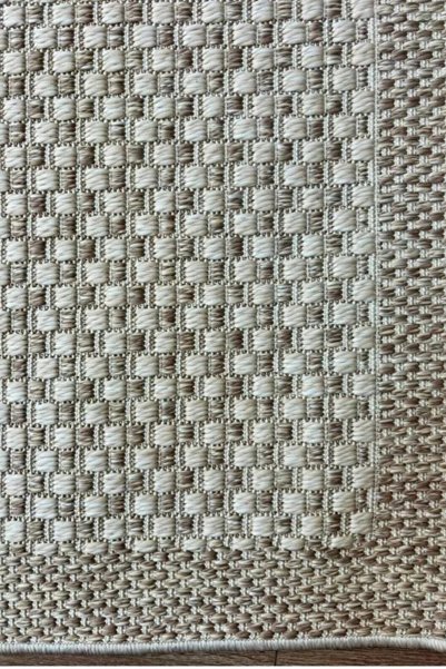 Anatolian Carpet Store Sisal Dokuma Hav Vermez, Leke Tutmaz, Robot Süpürgeye Uygun Modern Krem Halı