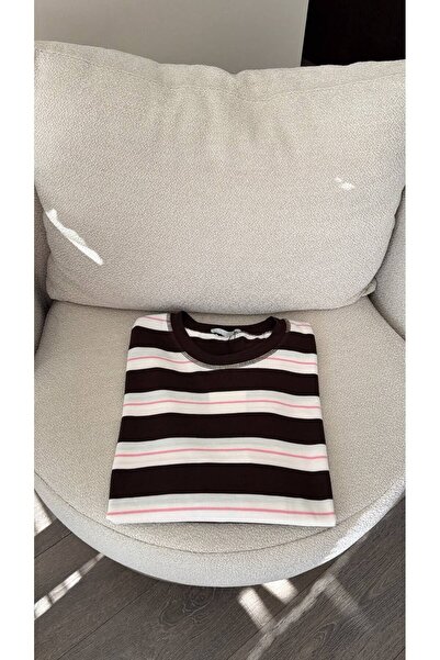 ELLA Renkli Çizgili Sweatshirt