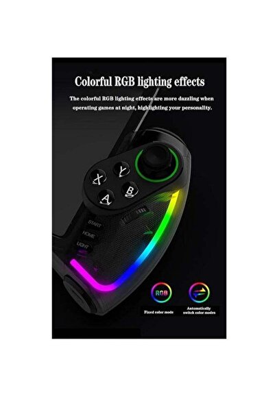 ipega PG-9777SH Wireless RGB Mechanical Game Controller – Compatible with iPhone 15/14/13/12 (iOS 13.0+ MFI), Android Smartphones/Tablets (6.0+), PC, Nintendo Switch & PS3 | Linear Motor Vibration, Tu