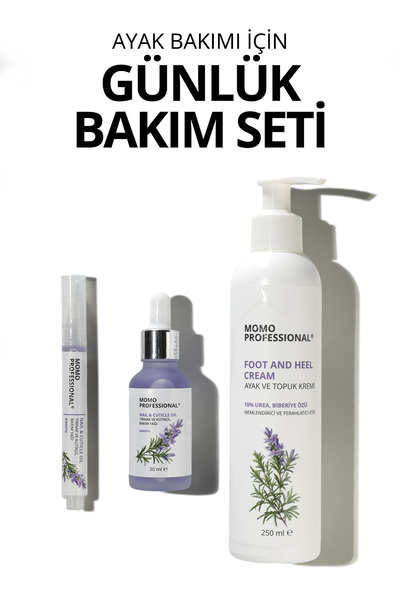 MOMO professional Ayak Bakımı İçin Günlük Bakım Seti