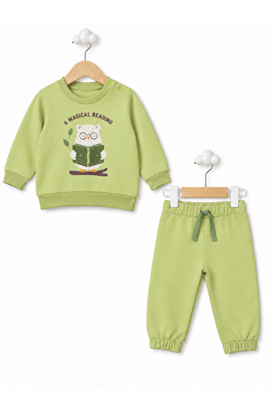 For My Baby طقم سويت شيرت وبنطلون من قطعتين للأطفال الأولاد، مكون من 2 قطعة