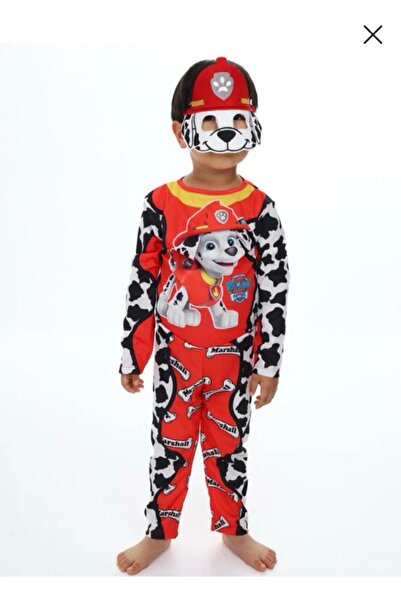 Neatkids Çoçuk Paw Patrol Parti Doğum Günü Özel Gün Maskeli 2 Parça Kostüm