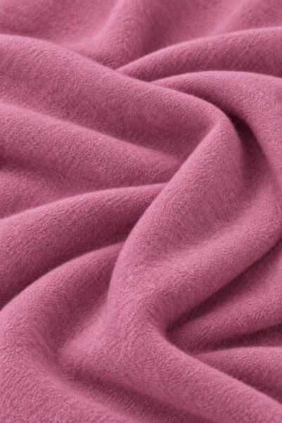 OUS Women's Dusty Rose Oversized Soft Textured Tasseled Winter Shawl Scarf – Wide Shoulder Shawl