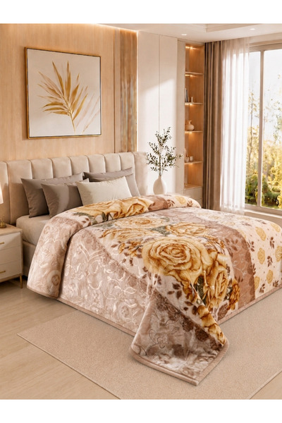 Bella Home Κουβέρτα διπλής στρώσης με ανάγλυφο σχέδιο Osotto |   220x240 εκ. ...