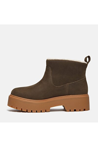 Timberland Stone Street Mid Warm Lined Boot Kadin Kahverengi2 Bot