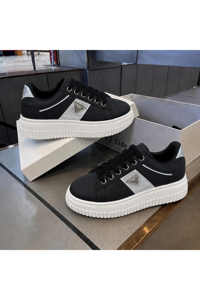 dehaine Γυναικεία Casual Sneakers Premium, Casual Sneakers από οικολογικό δέρ...