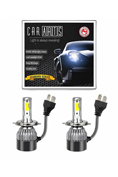 Led H4 ŞİMŞEK ETKİLİ BEYAZ LED XENON 10.800 LÜMEN-60 W-6000
