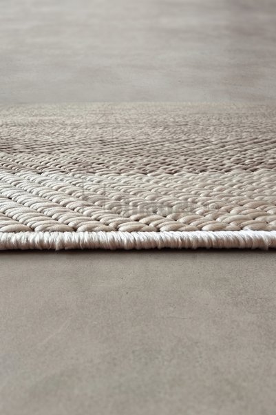 Anatolian Carpet Store Sisal Dokuma Hav Vermez, Leke Tutmaz, Robot Süpürgeye Uygun Modern Krem Halı