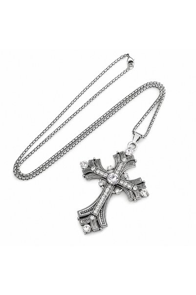 YVA Jewelry Unisex stainless steel necklace „Stauros”