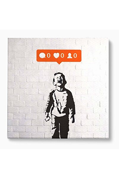 Luxcanva Tablou Canvas No Followers 120x120 cm pe Sasiu Lemn Room Inocenta So...