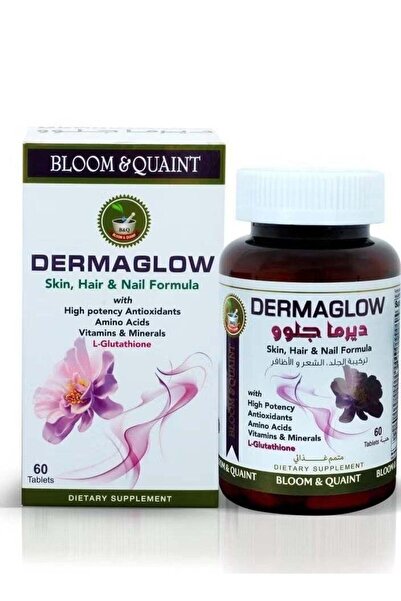 BLOOM & QUAINT Dermaglow Skin, Hair & Nail Formula Dietary Supplement, 60 Tab...
