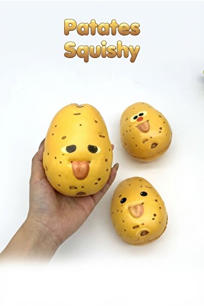 vattara Patates Squishy Süngerimsi Yapı Sukuşi Stres Oyuncağı Yavaş Yükselir 1 Adet Gönderilecektir