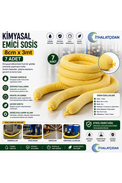 7 Adet Kimyasal Emici Sosis 8cm X 3mt . BMPBM2337