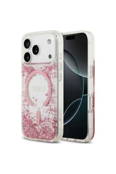 Guess Θήκη MagSafe για Apple iPhone 18 Pro / 17 Pro, Guess, Ρητίνη με γκλίτερ...