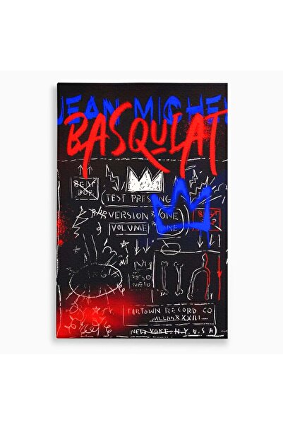 Luxcanva Tablou Canvas Jean-Michel Basquiat 70x100 cm pe Sasiu Lemn Room Arti...