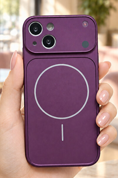 WANNA PROTECT iPhone 13 Uyumlu 18 Pro Max Görünümlü Dönüşüm Kamera Koruma Mag...