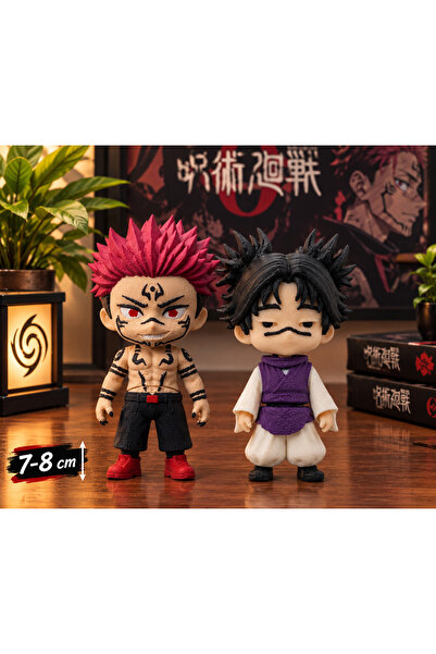 You Toys Jujutsu Kaisen Ryomen Sakuna+ Choso 7-8 Cm Eklemli Figür Oyuncak