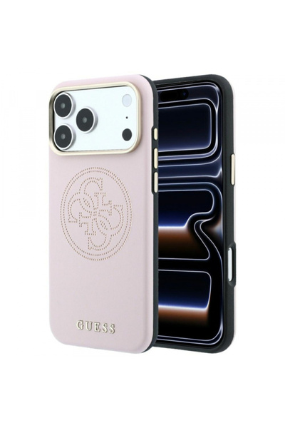 Guess Θήκη MagSafe για Apple iPhone 18 Pro / 17 Pro, Guess, Διάτρητο 4G, Ροζ
