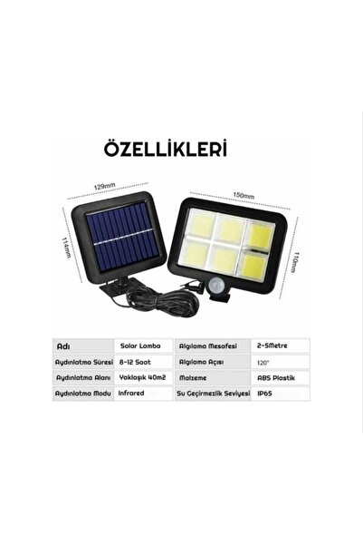 TEKNOJET güneş enerjili ortam aydınlatma