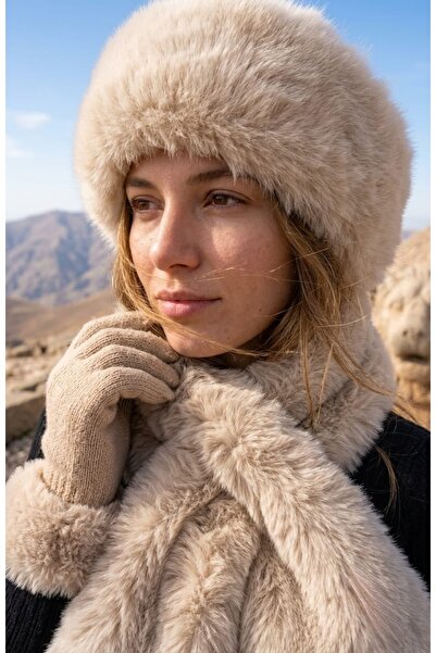 LAGRANZE Midnight Luxe Women's Scarf and Beanie Set of Two