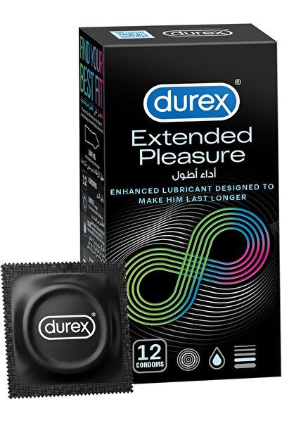 Durex Extended Pleasure Condom - Pack Of 12