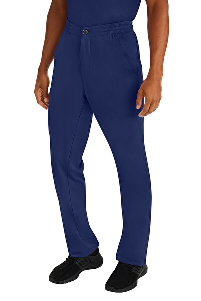 Healing Hands Hhe9590 Ryan Men's Scrubs Single Bottom Surgical Pants – Imported, Mid-Waist, Slim Fit Leg, 6 Pockets, 4-Way Stretch Doctor Nurse Single Bottom