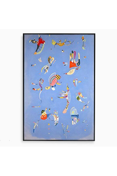 Luxcanva Tablou Canvas Marine Animals 70x100 cm cu Rama Negru Decorativ Camer...