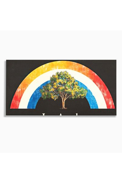 Luxcanva Tablou Canvas Los Angeles Spirit 140x70 cm pe Sasiu Lemn Minimalist ...