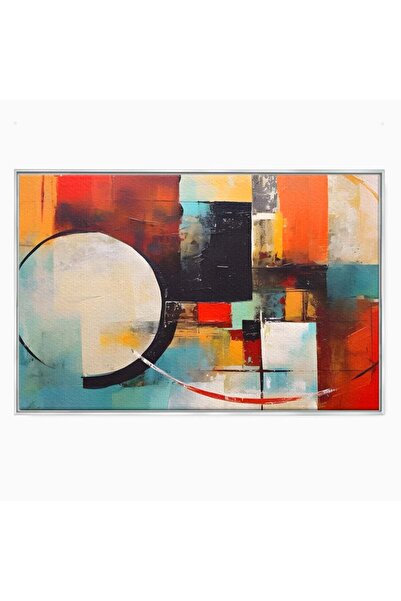 Luxcanva Tablou Canvas Melodia Infinitului 150x100 cm cu Rama Argintiu Dormit...