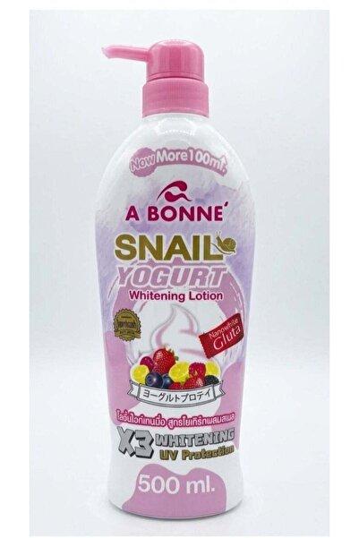 A bonne Snail Yogurt Whitening Lotion with NanoGluta, UV Protection for Soft ...