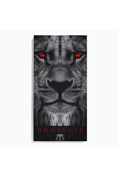Luxcanva Tablou Canvas Fii Rege 60x120 cm pe Sasiu Lemn Leu Lider Puternic