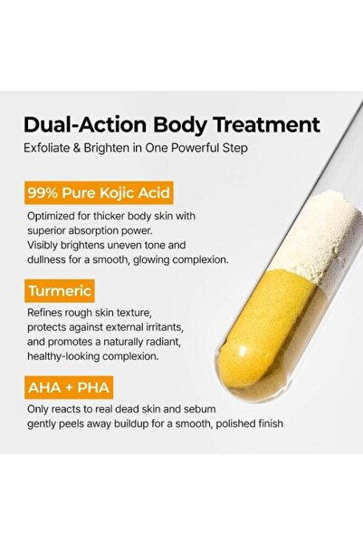 Dr.Melaxin Dr. Melaxin Peel Shot Exfoliating Kojic Acid Turmeric Spray 200ml – Body Foot Care Treatment with Niacinamide for Refreshing Dull Skin, Smoothing Rough Texture and Enhancing the Look of Brighter, Heal