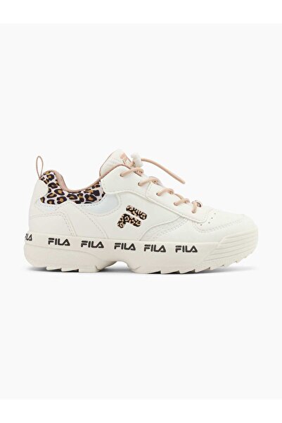 Fila Leopar Desenli Bağcıklı Sneaker
