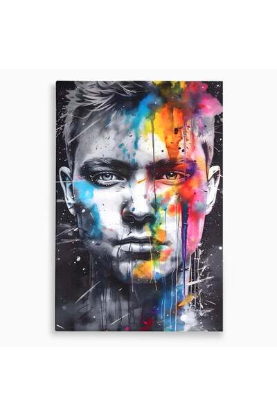 Luxcanva Tablou Canvas Beautiful Boy 70x100 cm pe Sasiu Lemn Barbat Model Fru...