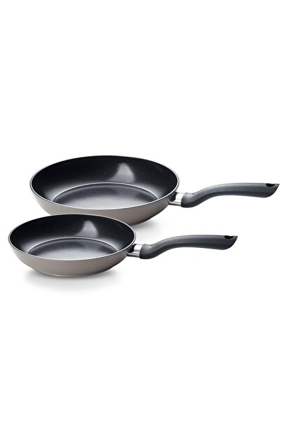 Fissler Essential/seramik tava seti 24 cm ve 28 cm - PFAS/PTFE olmadan yapılm...