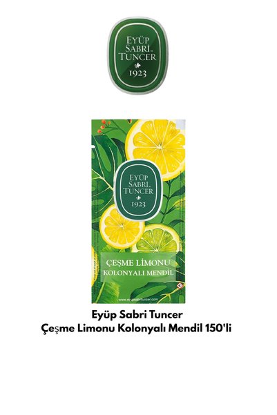 Eyüp Sabri Tuncer Çeşme Limonu Kolonyalı Mendil 150'lü